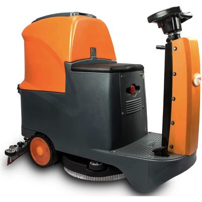 China Street Sweeping Cleaning Tanjie Factory Cheap Ride On Airport Automatic Floor Scrubber Machine With 400W Propulsion Power And High Quality for sale