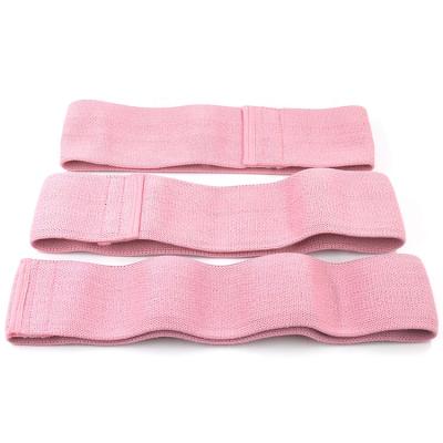 China Multifunctional Custom Elastic Non Slip Polyester Fabric Rubber Resistance Loop Hip Bands Set for sale