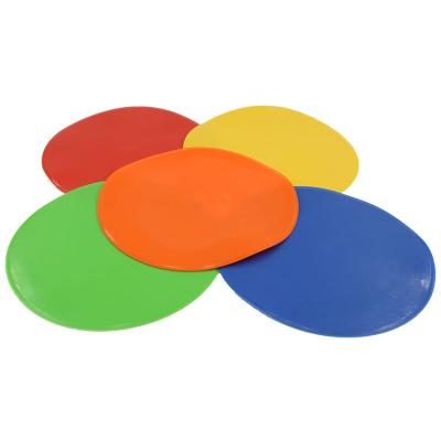 China Non Skid Floor Stain Football Durable Innovations Sports Speed ​​Agility Training Flat Disc Cone Markers for sale