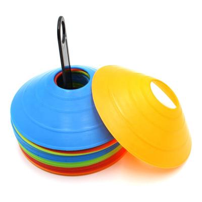 China Durable Cheap Flexible Training 18g 21Gram PE Plastic Gear Football Sports Cones for sale