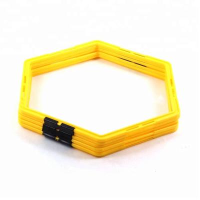 China Durable Hexagonal Speed ​​Football Agility Training Rings for sale