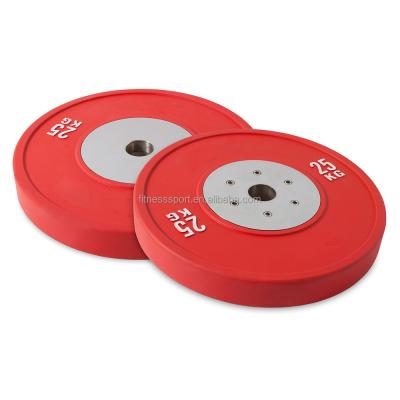 China High End Eco Friendly And Superior Quality Fitness Weight Lifting Training Competition Bumper Plate for sale