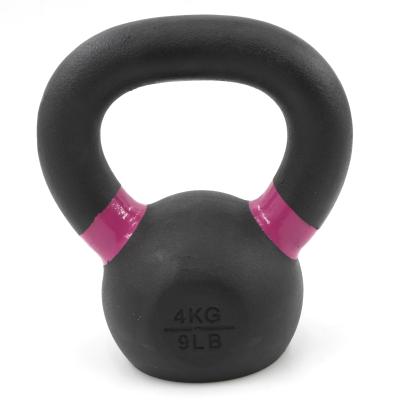 China Durable Custom Cast Logo Workout Comfortable Grip Gym Powder Coat Kettlebells for sale