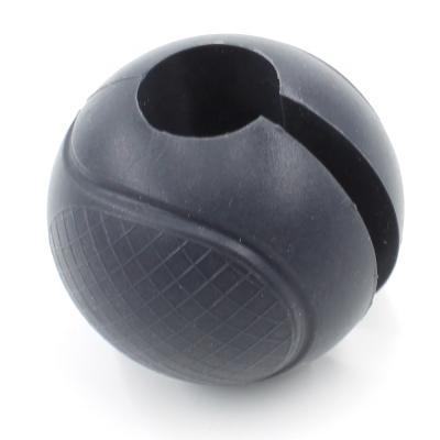 China Durable Black Arm Strength Forming 7cm Diameter Food Grade Silicone Circle Kettlebell Handle for sale