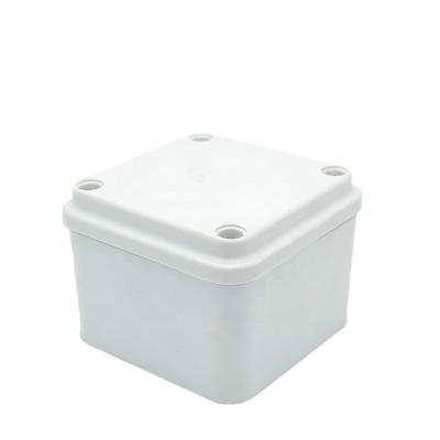 China Fire Resistant and UV-Resistant Adjustable Flat Hole Support Box PVC DISTRIBUTION Box White Plastic Box for sale