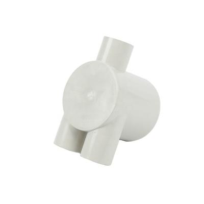 China Fireproof and UV-resistant AS/NZS 2053 Australian Standard AS/NZS 2053 Australian Standard Junction Box PVC Conduit Box Y Shape Power Cord White Deep Pipe Fitting for sale