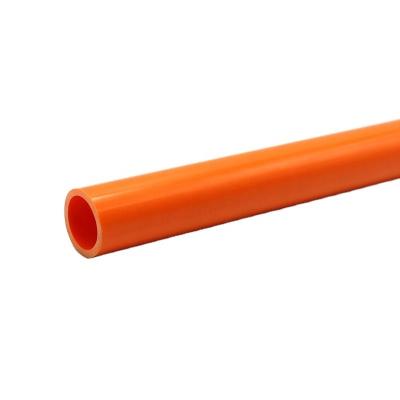 China Orange Heavy Duty PVC Electrical Conduit Hot Melt Connection PVC Pipe PVC Conduit Pipe for sale