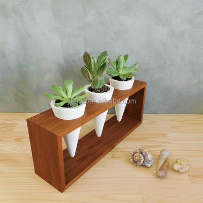 China Durable Modern Style Fiber Cement Square Tapered Flower Pots In Durable Feature for sale