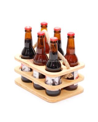 China Handmade 6 bottle beer carrier for home decoration for sale