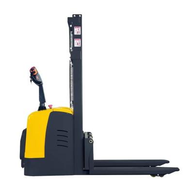 China Widely Used Cdd20 Standing Max.load 2 Ton Lift 3 Meter Stand Up Electric Forklift Able Pallet Stacker for sale