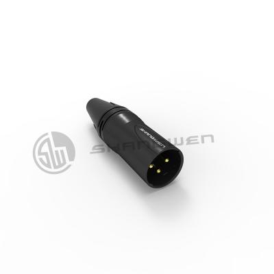 China Mini 3-Pin-Audio-Anschluss Leichtgewicht XLR-Mann-Steckeranschluss zu verkaufen