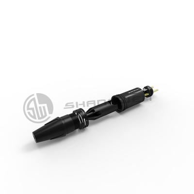 China Conector de audio mini de 3 pines Conector de conector de conector masculino XLR ligero en venta