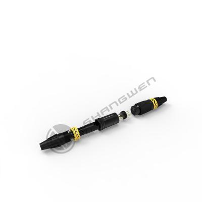 China Conector Mini XLR de 5 pines para exteriores Conector de enchufe masculino y femenino a prueba de agua en venta