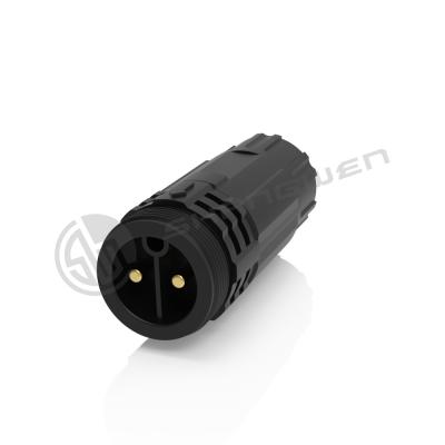 China M19 Ip67 IP67 Stromanschlüsse Wasserdicht Stecker 2 Nadel Verkaufsschraube Endgerät Form UL zu verkaufen