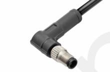 China M5 Conector de conector masculino com ângulo 3/4 pin preto 20A soldeiro IP67 à venda