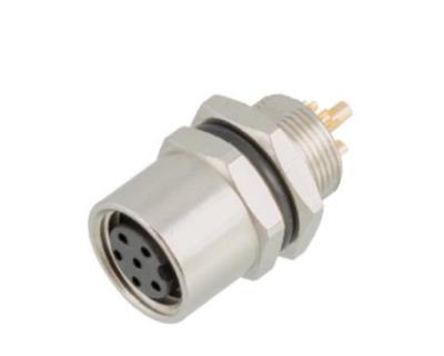 Κίνα IP67 Waterproof Industrial M8 Female Socket with Front Mount and 3/4pin Screw Terminal προς πώληση