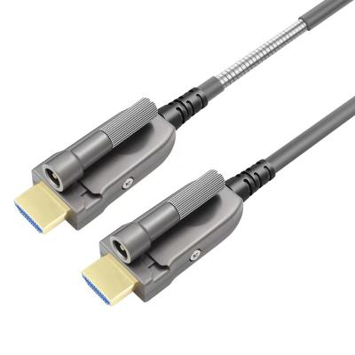 Κίνα Γερμανικό Silicon Line Chip HDMI2.0 HD Καλώδιο 4K 60Hz Τεθωρακισμένη οπτική ίνα μήκος 1m/2m/3m/5m προς πώληση