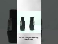 Waterproof Power Connector  Imported beryllium copper and plated with silver,UL CE RoHS CQC-certifie