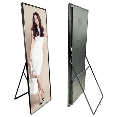 China Outdoor Advertising Board Aluminum High Image LED Window Poster Display for sale