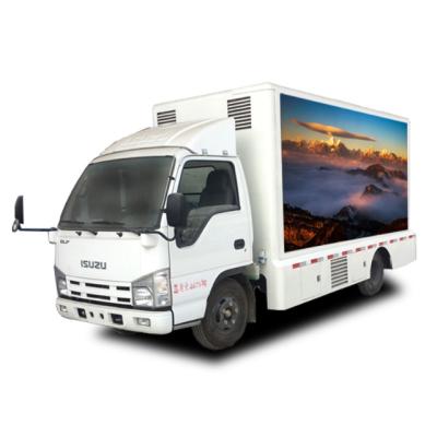 China Outdoor full color outdoor mobile led billboard trailer mobile led billboard truck for sale