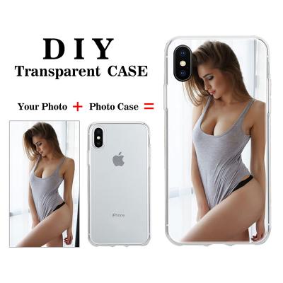 China Anti-fingerprint 2020 custom print photo phone cases for iphone Se 6s 7 8 plus transparent 5S case support drop shipping custom for sale