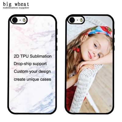 China Unique for Apple iPhones 5 phone case made in PC china custom 2d sublimation printing phone case dropshipping for sale