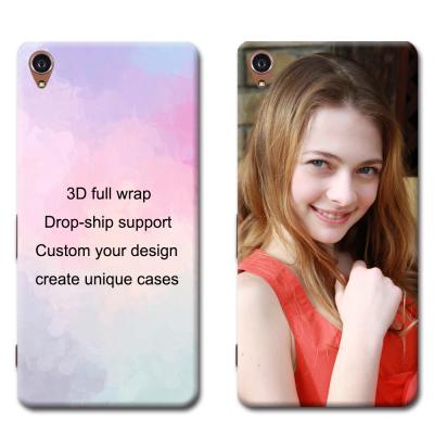 China Personalized custom pictures 3D sublimation cell phone printed case for SONY Z3, no dropshipping no min order Z3 for sale