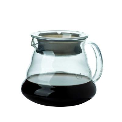 China Nodic Sustainable Style Best Quality Classic Glass Pour Over Coffee Makers For Home Restaurant Cafe for sale