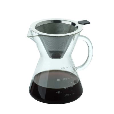 China Viable Nodic style hot popular stocked coffee maker glass dripper coffee maker wholesale from china for sale