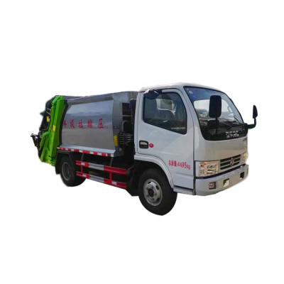 China Hotels Dongfeng Dolica 6 CBM mini garbage compactor truck price for sale for sale