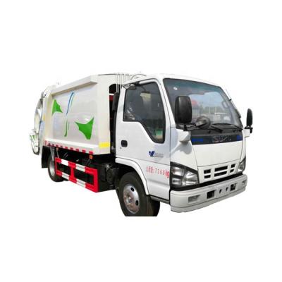 China New I-SUZU 6 CBM Hotel Garbage Compactor Truck For Sale Price for sale