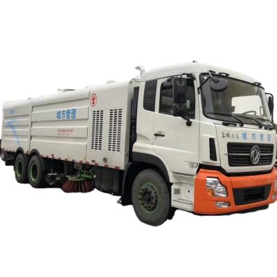 China Dongfeng Tianlong 6X4 22m3 vacuum road sweeper machine repair shops large and truck washing price for sale for sale