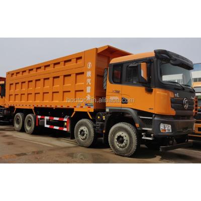 China China Shanqi SHACMAN 15 Ton 8x4 12 Wheeler Garbage Tipper with Crane Dump Truck for Sale > 8L for sale