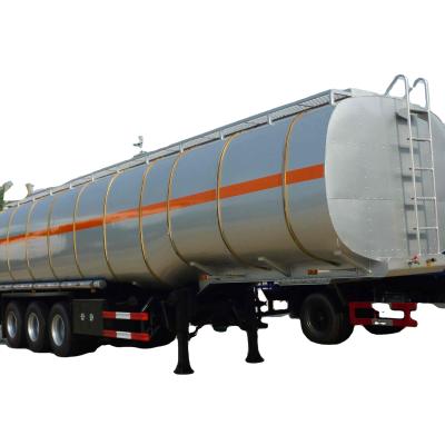 China Truck Trailer 3 Axle Fuel Transport 50000L Carbon Steel Oil Tanker Truck Semi Trailer for sale