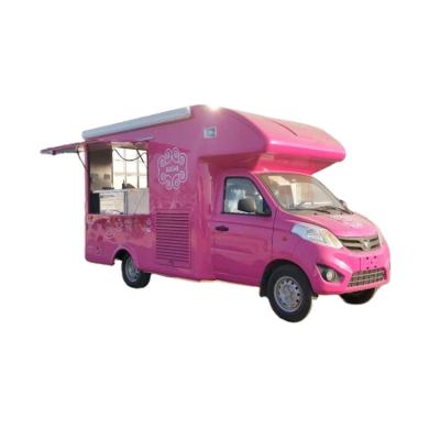 China Foton Vegetable Processing Factory Customized Outdoor Mobile Food Vendor Truck For Sale for sale