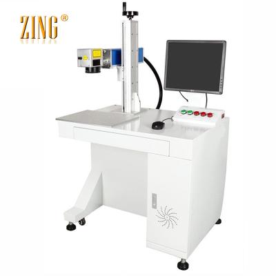 China Laser Engraving 20W Fiber Laser Marking Machine For Cheap Metal for sale