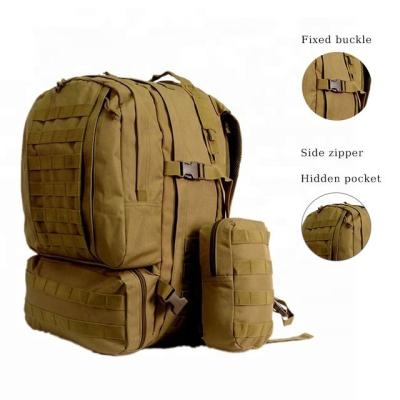 China High Abrasion Capacity Outdoor Military Bag Mochila School Mochila Camping Travel High Abrasion Military Tactical Backpack for sale