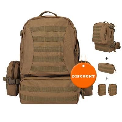 China Wholesale 50L Molle Waterproof Waterproof Pocket Travel Survival Army Bag Outdoor Rise Military Tactical Backpack for sale