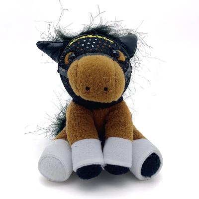 China Horse Custom Stuffed Real Stuffed Plush Horse Toy, Cheap Soft Brown Plush Horse, Wholesale Plush Stuffed Horse Toy for sale