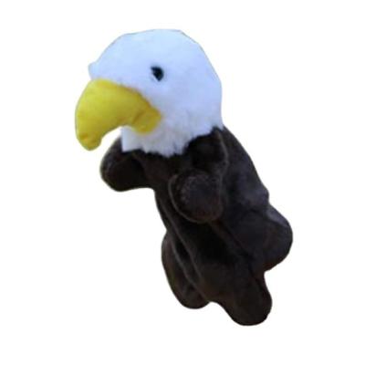 China High Quality Soft Stuffed Eagle Hand Puppets Plush Toy Kids Training Motor Skills Hand Puppets Plush Toys for sale