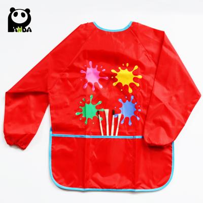 China High quality eco-friendly kids art apron painting shirt and kitchen childern's apron waterproof apron fabric for sale