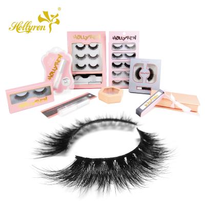 China 3d Layered 100% Natural Style Real Mink 3d Effect Fluffy Free Sample Custom Package 18mm Mink Eyelashes for sale