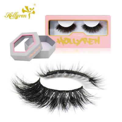 China 3d layered new arrival 3D mink eyelashes 5D Mink Eyelashes Lashes with private label box 3d mink eyelashes volume for sale