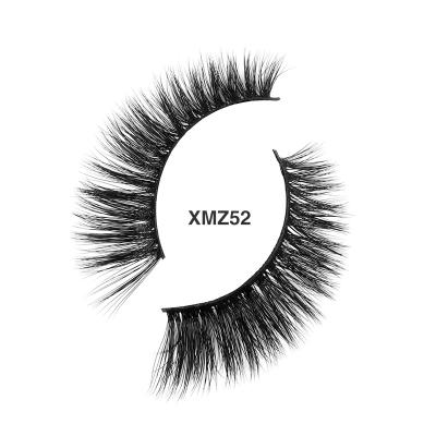 China Soft Texture Wholesale Private Label Handmade Fluffy 3D Mink Eyelashes for sale