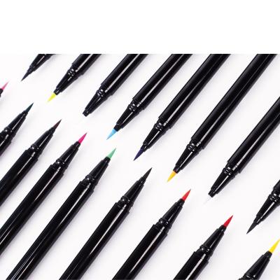 China New Fashion Magic Eyeliner Waterproof Pen Tube Colorful Color Printing Logo Eyeliner Custom Made for sale