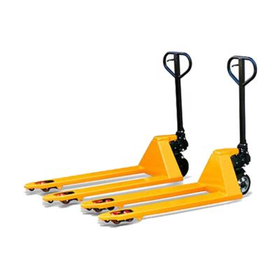 China Steel Hand Pallet Truck Hand Pallet Truck Warehouse Material Cargo Loading 2500kg Manual Pallet Trucks Hand Pallet Truck for sale