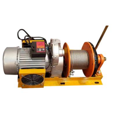 China Building Material Shops New Style Winch Single Phase 220V Electric Wire Rope Hoist With Clutch for sale