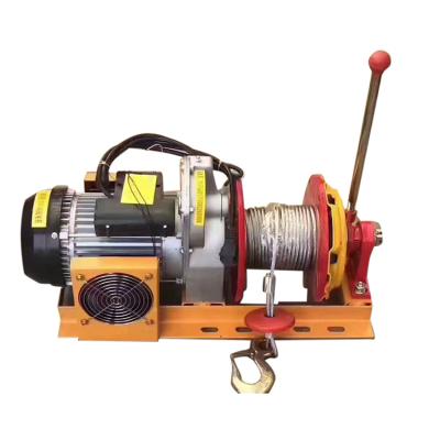 China China Manufacturer 220v Easy And Safe Electric Hoist Wire Rope Hoist Electric Winch With Clutch for sale