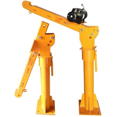 China TRUCK CRANE Mini Lifting HP1000 12V Truck Crane With Electric Winch for sale