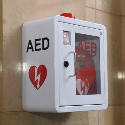 Chine Utilisation d'intérieur d'acier d'AED de Cabinets durables de défibrillateur avec le coin incurvé à vendre